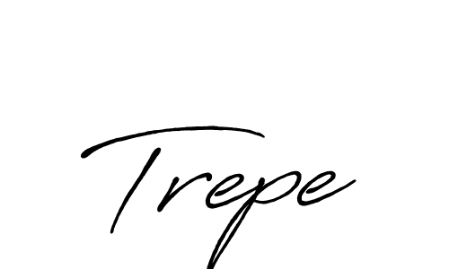 Use a signature maker to create a handwritten signature online. With this signature software, you can design (Antro_Vectra_Bolder) your own signature for name Trepe. Trepe signature style 7 images and pictures png