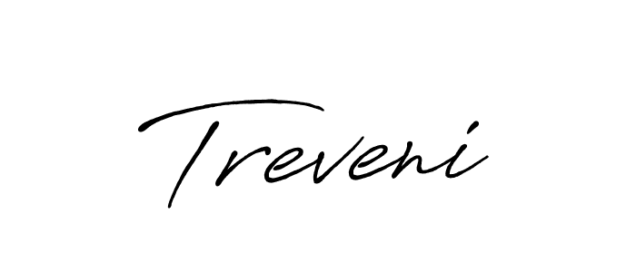 Treveni stylish signature style. Best Handwritten Sign (Antro_Vectra_Bolder) for my name. Handwritten Signature Collection Ideas for my name Treveni. Treveni signature style 7 images and pictures png