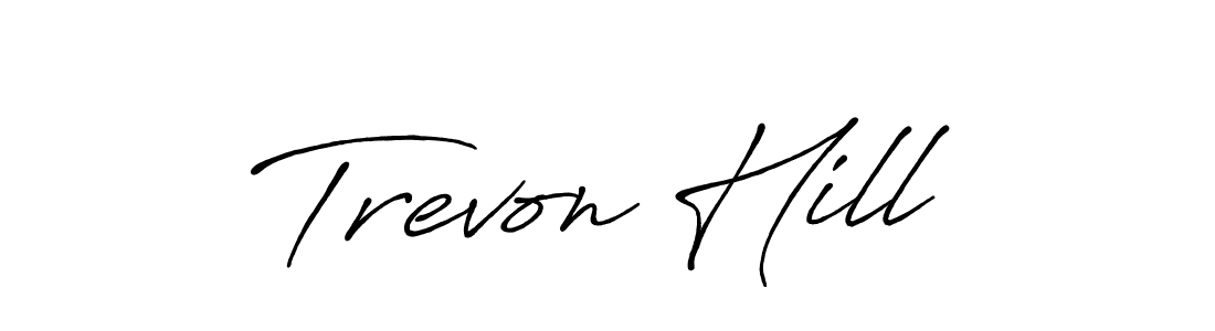 if you are searching for the best signature style for your name Trevon Hill. so please give up your signature search. here we have designed multiple signature styles  using Antro_Vectra_Bolder. Trevon Hill signature style 7 images and pictures png