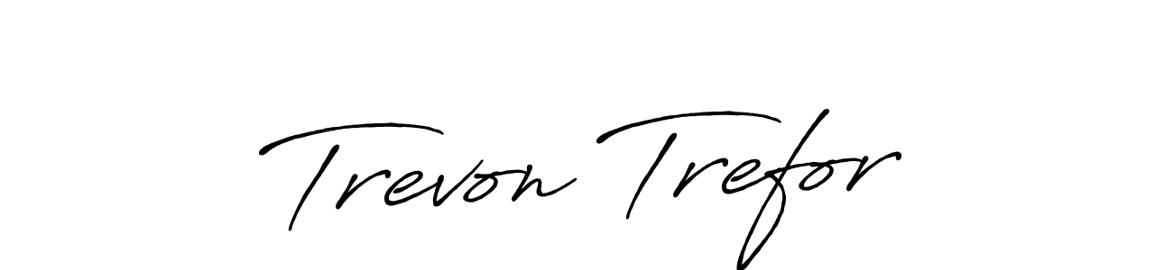 Make a beautiful signature design for name Trevon Trefor. Use this online signature maker to create a handwritten signature for free. Trevon Trefor signature style 7 images and pictures png