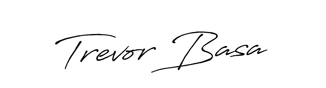 How to make Trevor Basa signature? Antro_Vectra_Bolder is a professional autograph style. Create handwritten signature for Trevor Basa name. Trevor Basa signature style 7 images and pictures png