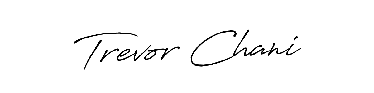 Check out images of Autograph of Trevor Chani name. Actor Trevor Chani Signature Style. Antro_Vectra_Bolder is a professional sign style online. Trevor Chani signature style 7 images and pictures png