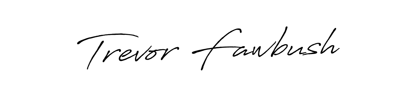 Similarly Antro_Vectra_Bolder is the best handwritten signature design. Signature creator online .You can use it as an online autograph creator for name Trevor Fawbush. Trevor Fawbush signature style 7 images and pictures png