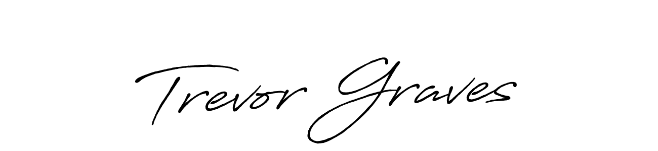 Make a beautiful signature design for name Trevor Graves. With this signature (Antro_Vectra_Bolder) style, you can create a handwritten signature for free. Trevor Graves signature style 7 images and pictures png