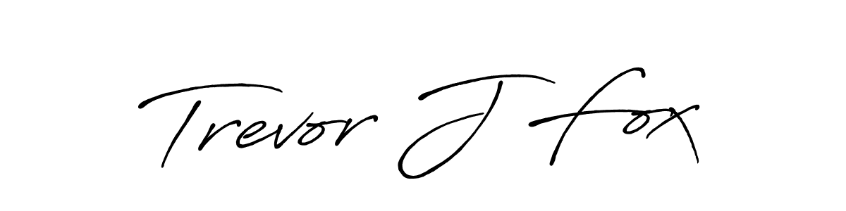 Use a signature maker to create a handwritten signature online. With this signature software, you can design (Antro_Vectra_Bolder) your own signature for name Trevor J Fox. Trevor J Fox signature style 7 images and pictures png