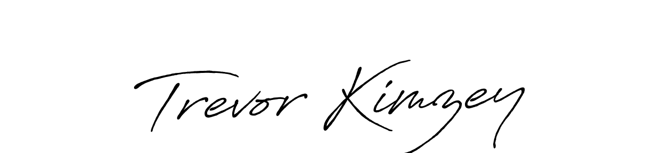 Make a beautiful signature design for name Trevor Kimzey. Use this online signature maker to create a handwritten signature for free. Trevor Kimzey signature style 7 images and pictures png