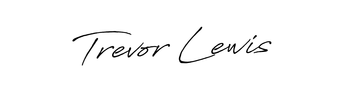 Also You can easily find your signature by using the search form. We will create Trevor Lewis name handwritten signature images for you free of cost using Antro_Vectra_Bolder sign style. Trevor Lewis signature style 7 images and pictures png