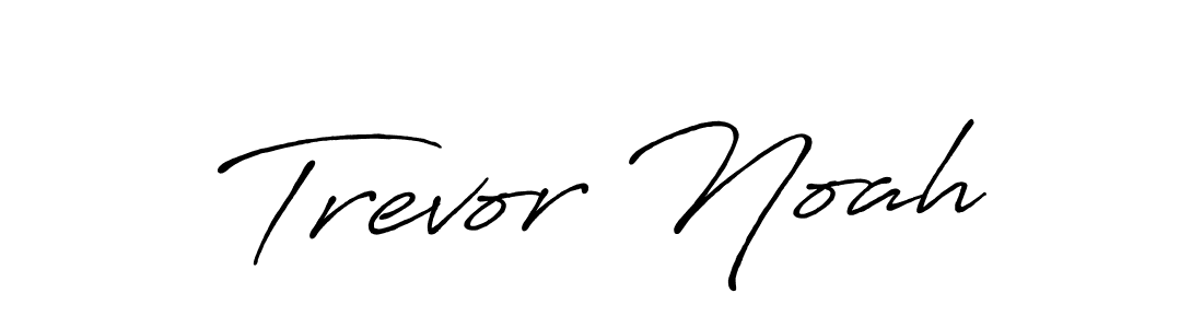 Antro_Vectra_Bolder is a professional signature style that is perfect for those who want to add a touch of class to their signature. It is also a great choice for those who want to make their signature more unique. Get Trevor Noah name to fancy signature for free. Trevor Noah signature style 7 images and pictures png