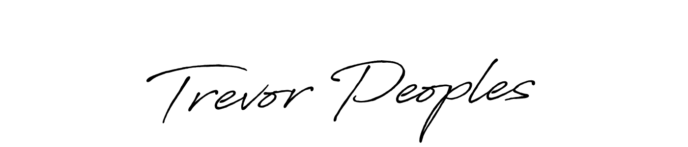 Similarly Antro_Vectra_Bolder is the best handwritten signature design. Signature creator online .You can use it as an online autograph creator for name Trevor Peoples. Trevor Peoples signature style 7 images and pictures png