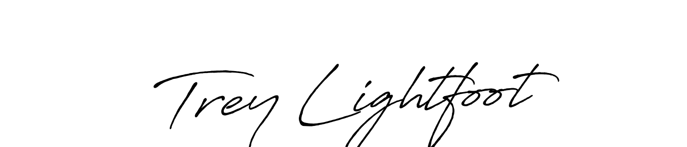 How to make Trey Lightfoot name signature. Use Antro_Vectra_Bolder style for creating short signs online. This is the latest handwritten sign. Trey Lightfoot signature style 7 images and pictures png