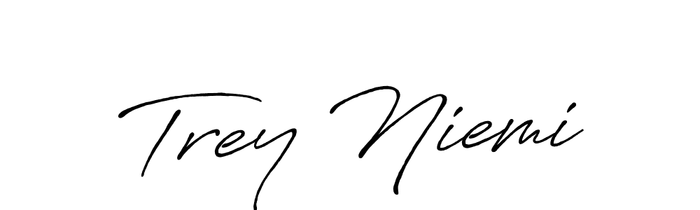 Also we have Trey Niemi name is the best signature style. Create professional handwritten signature collection using Antro_Vectra_Bolder autograph style. Trey Niemi signature style 7 images and pictures png