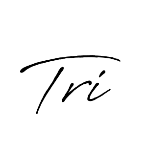 How to make Tri name signature. Use Antro_Vectra_Bolder style for creating short signs online. This is the latest handwritten sign. Tri signature style 7 images and pictures png