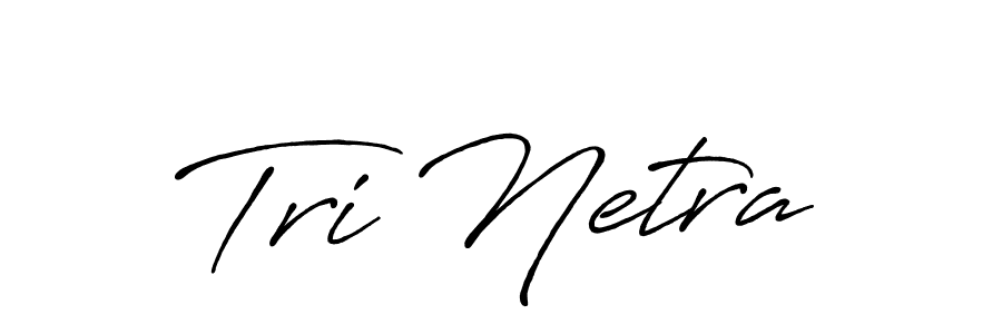 Tri Netra stylish signature style. Best Handwritten Sign (Antro_Vectra_Bolder) for my name. Handwritten Signature Collection Ideas for my name Tri Netra. Tri Netra signature style 7 images and pictures png