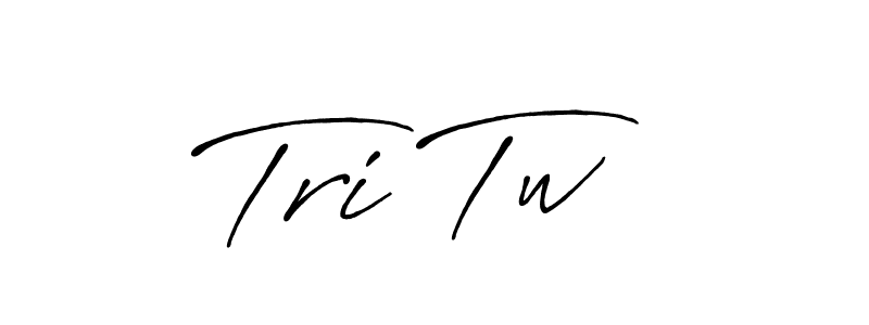 Antro_Vectra_Bolder is a professional signature style that is perfect for those who want to add a touch of class to their signature. It is also a great choice for those who want to make their signature more unique. Get Tri Tw   name to fancy signature for free. Tri Tw   signature style 7 images and pictures png