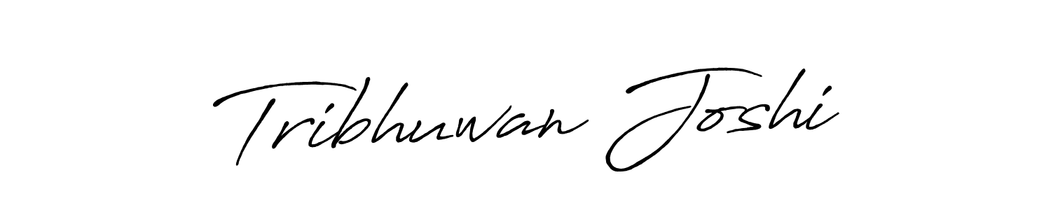 Antro_Vectra_Bolder is a professional signature style that is perfect for those who want to add a touch of class to their signature. It is also a great choice for those who want to make their signature more unique. Get Tribhuwan Joshi name to fancy signature for free. Tribhuwan Joshi signature style 7 images and pictures png