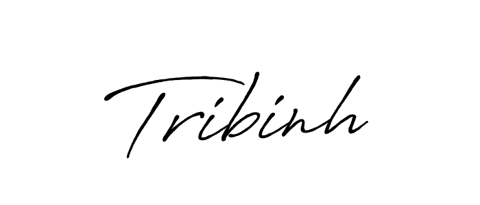Tribinh stylish signature style. Best Handwritten Sign (Antro_Vectra_Bolder) for my name. Handwritten Signature Collection Ideas for my name Tribinh. Tribinh signature style 7 images and pictures png
