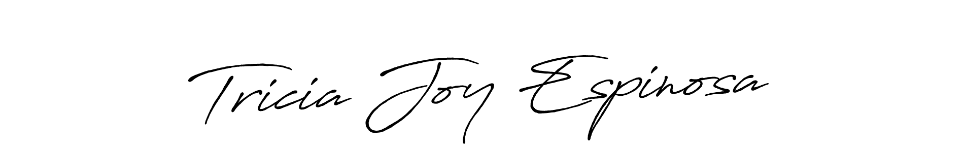 Tricia Joy Espinosa stylish signature style. Best Handwritten Sign (Antro_Vectra_Bolder) for my name. Handwritten Signature Collection Ideas for my name Tricia Joy Espinosa. Tricia Joy Espinosa signature style 7 images and pictures png