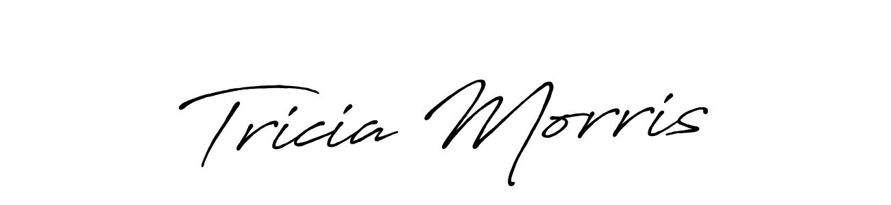 You can use this online signature creator to create a handwritten signature for the name Tricia Morris. This is the best online autograph maker. Tricia Morris signature style 7 images and pictures png