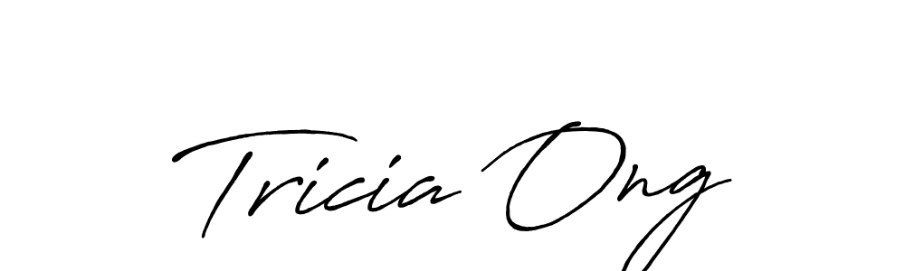 Also You can easily find your signature by using the search form. We will create Tricia Ong name handwritten signature images for you free of cost using Antro_Vectra_Bolder sign style. Tricia Ong signature style 7 images and pictures png