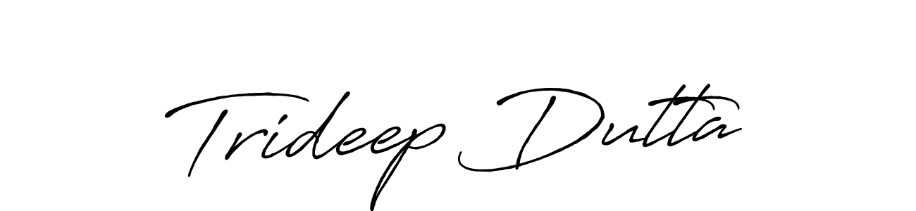 Make a short Trideep Dutta signature style. Manage your documents anywhere anytime using Antro_Vectra_Bolder. Create and add eSignatures, submit forms, share and send files easily. Trideep Dutta signature style 7 images and pictures png