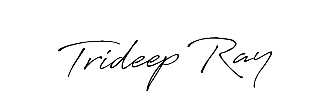 Once you've used our free online signature maker to create your best signature Antro_Vectra_Bolder style, it's time to enjoy all of the benefits that Trideep Ray name signing documents. Trideep Ray signature style 7 images and pictures png