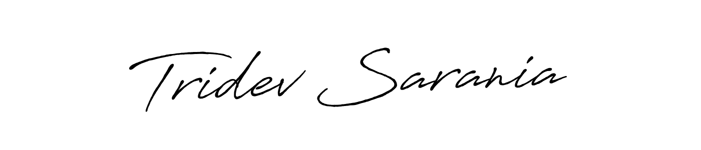 Here are the top 10 professional signature styles for the name Tridev Sarania. These are the best autograph styles you can use for your name. Tridev Sarania signature style 7 images and pictures png