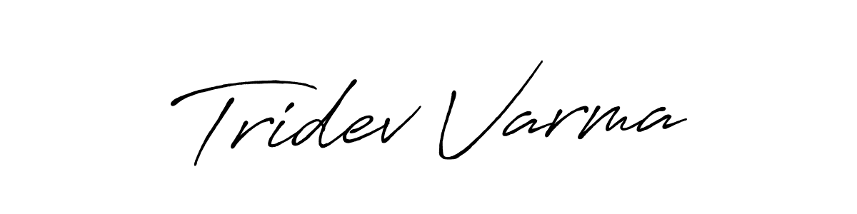Make a beautiful signature design for name Tridev Varma. Use this online signature maker to create a handwritten signature for free. Tridev Varma signature style 7 images and pictures png