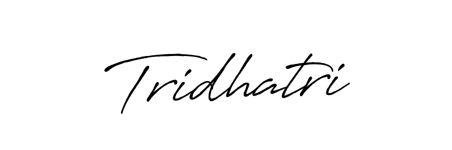 It looks lik you need a new signature style for name Tridhatri. Design unique handwritten (Antro_Vectra_Bolder) signature with our free signature maker in just a few clicks. Tridhatri signature style 7 images and pictures png