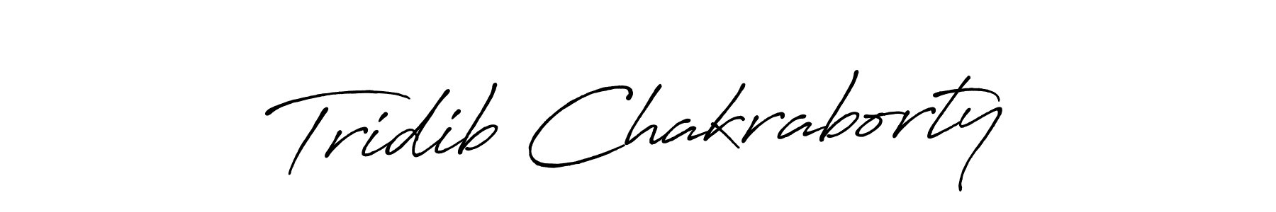 How to make Tridib Chakraborty signature? Antro_Vectra_Bolder is a professional autograph style. Create handwritten signature for Tridib Chakraborty name. Tridib Chakraborty signature style 7 images and pictures png