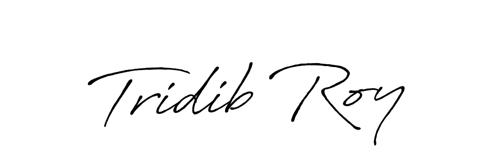 Design your own signature with our free online signature maker. With this signature software, you can create a handwritten (Antro_Vectra_Bolder) signature for name Tridib Roy. Tridib Roy signature style 7 images and pictures png