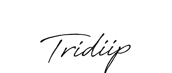 Make a beautiful signature design for name Tridiip. Use this online signature maker to create a handwritten signature for free. Tridiip signature style 7 images and pictures png