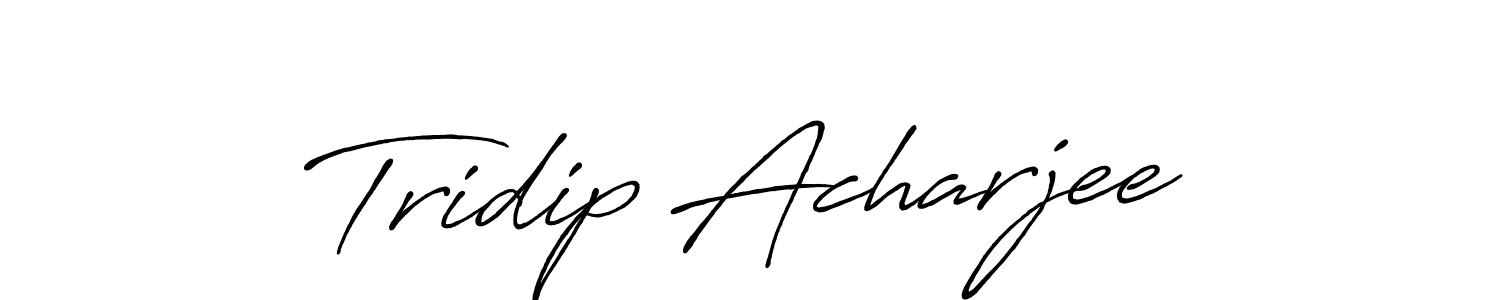 Use a signature maker to create a handwritten signature online. With this signature software, you can design (Antro_Vectra_Bolder) your own signature for name Tridip Acharjee. Tridip Acharjee signature style 7 images and pictures png