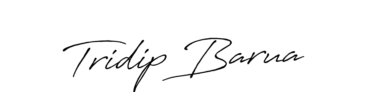 How to make Tridip Barua name signature. Use Antro_Vectra_Bolder style for creating short signs online. This is the latest handwritten sign. Tridip Barua signature style 7 images and pictures png
