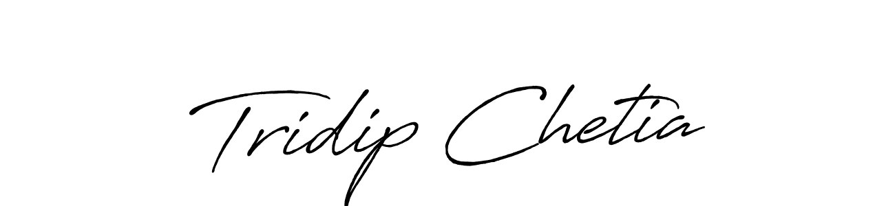 Design your own signature with our free online signature maker. With this signature software, you can create a handwritten (Antro_Vectra_Bolder) signature for name Tridip Chetia. Tridip Chetia signature style 7 images and pictures png