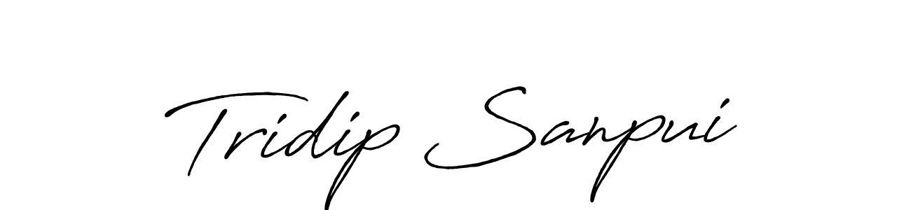 Make a short Tridip Sanpui signature style. Manage your documents anywhere anytime using Antro_Vectra_Bolder. Create and add eSignatures, submit forms, share and send files easily. Tridip Sanpui signature style 7 images and pictures png