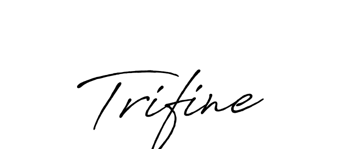 Once you've used our free online signature maker to create your best signature Antro_Vectra_Bolder style, it's time to enjoy all of the benefits that Trifine name signing documents. Trifine signature style 7 images and pictures png