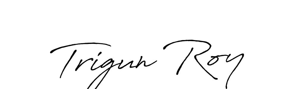 Once you've used our free online signature maker to create your best signature Antro_Vectra_Bolder style, it's time to enjoy all of the benefits that Trigun Roy name signing documents. Trigun Roy signature style 7 images and pictures png