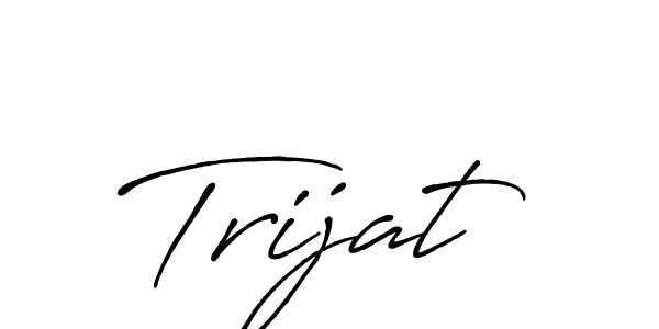 See photos of Trijat official signature by Spectra . Check more albums & portfolios. Read reviews & check more about Antro_Vectra_Bolder font. Trijat signature style 7 images and pictures png