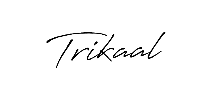 Once you've used our free online signature maker to create your best signature Antro_Vectra_Bolder style, it's time to enjoy all of the benefits that Trikaal name signing documents. Trikaal signature style 7 images and pictures png