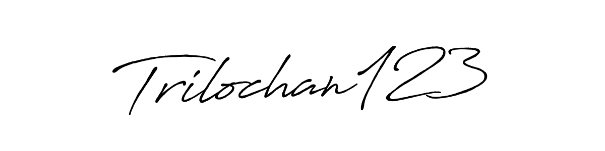 How to Draw Trilochan123 signature style? Antro_Vectra_Bolder is a latest design signature styles for name Trilochan123. Trilochan123 signature style 7 images and pictures png