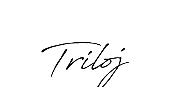 Make a beautiful signature design for name Triloj. Use this online signature maker to create a handwritten signature for free. Triloj signature style 7 images and pictures png