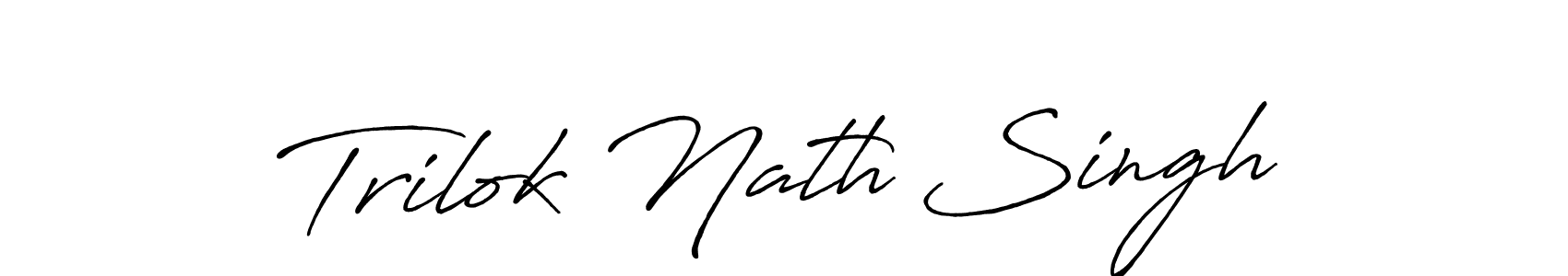 Similarly Antro_Vectra_Bolder is the best handwritten signature design. Signature creator online .You can use it as an online autograph creator for name Trilok Nath Singh. Trilok Nath Singh signature style 7 images and pictures png