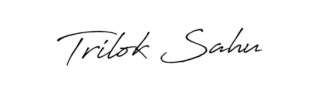 How to make Trilok Sahu signature? Antro_Vectra_Bolder is a professional autograph style. Create handwritten signature for Trilok Sahu name. Trilok Sahu signature style 7 images and pictures png