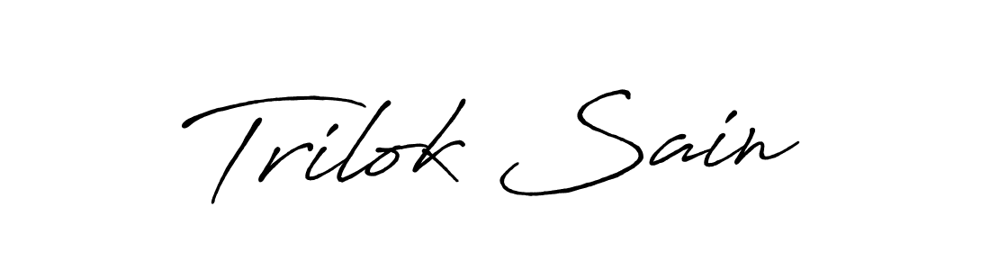 Once you've used our free online signature maker to create your best signature Antro_Vectra_Bolder style, it's time to enjoy all of the benefits that Trilok Sain name signing documents. Trilok Sain signature style 7 images and pictures png