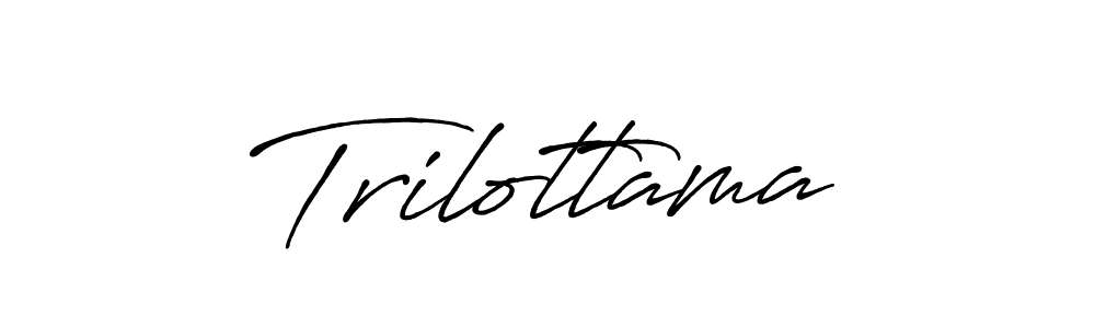 Make a beautiful signature design for name Trilottama. With this signature (Antro_Vectra_Bolder) style, you can create a handwritten signature for free. Trilottama signature style 7 images and pictures png