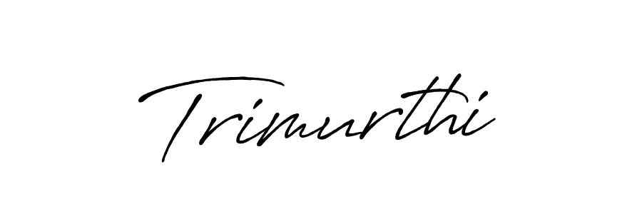 Trimurthi stylish signature style. Best Handwritten Sign (Antro_Vectra_Bolder) for my name. Handwritten Signature Collection Ideas for my name Trimurthi. Trimurthi signature style 7 images and pictures png