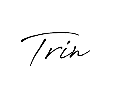 See photos of Trin official signature by Spectra . Check more albums & portfolios. Read reviews & check more about Antro_Vectra_Bolder font. Trin signature style 7 images and pictures png