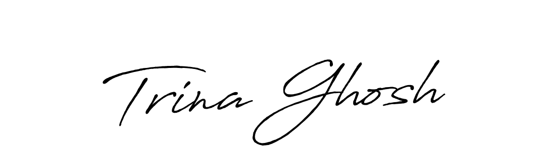 How to Draw Trina Ghosh signature style? Antro_Vectra_Bolder is a latest design signature styles for name Trina Ghosh. Trina Ghosh signature style 7 images and pictures png