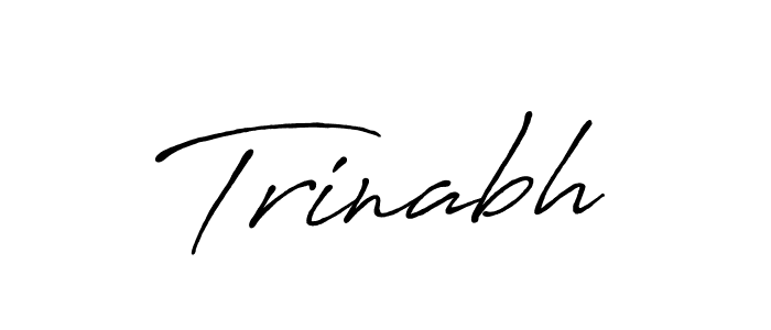 Similarly Antro_Vectra_Bolder is the best handwritten signature design. Signature creator online .You can use it as an online autograph creator for name Trinabh. Trinabh signature style 7 images and pictures png