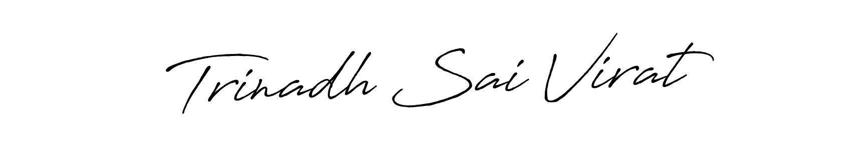 Once you've used our free online signature maker to create your best signature Antro_Vectra_Bolder style, it's time to enjoy all of the benefits that Trinadh Sai Virat name signing documents. Trinadh Sai Virat signature style 7 images and pictures png